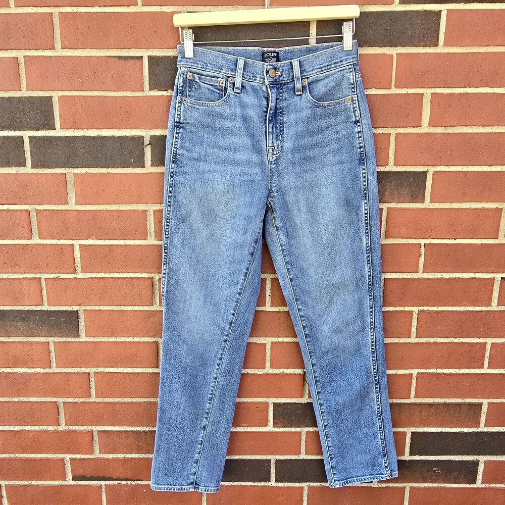 J.Crew Classic High-rise Vintage Denim Jeans Medium Wash blue Size 24